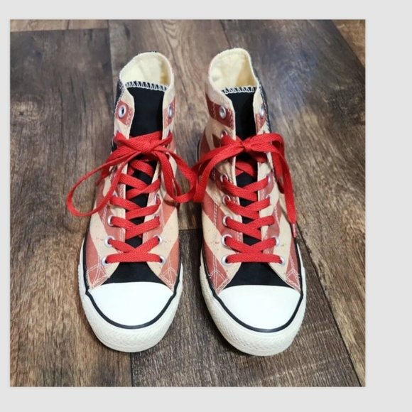 Converse CTAS Vtg American Flag and Eagle High Hi Top Shoes Sneakers main image 10
